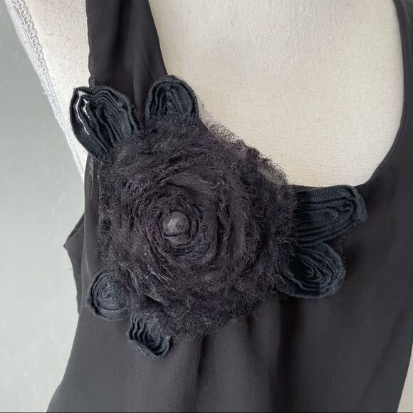 Marquis Racer Back Faux Wrap Around Mini Dress Sz M - Picture 6 of 9